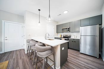 Modern gray cabinetry